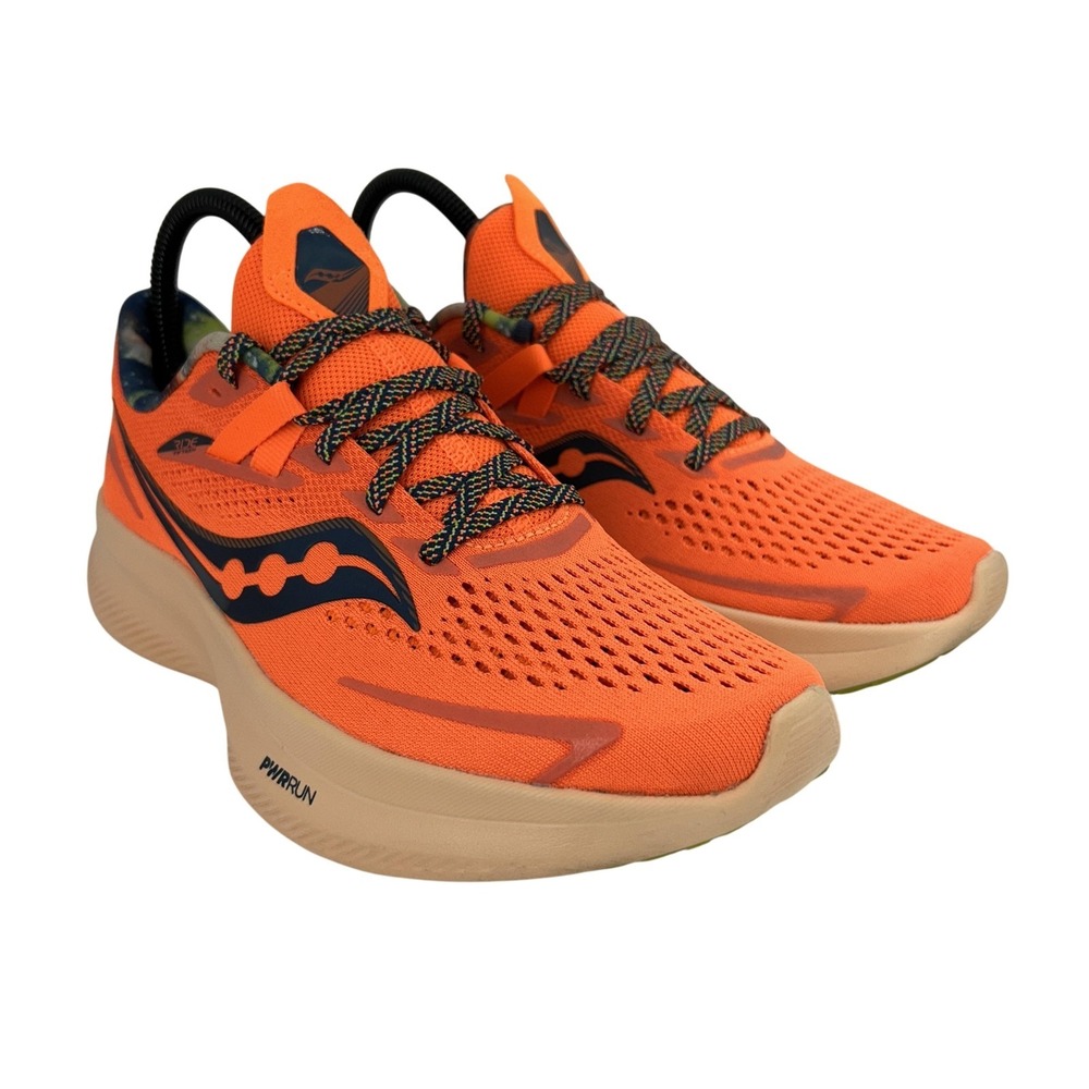 Saucony Ride 15 Shoes Womens Size 7.5 Campfire Story Mesh Running Sneakers